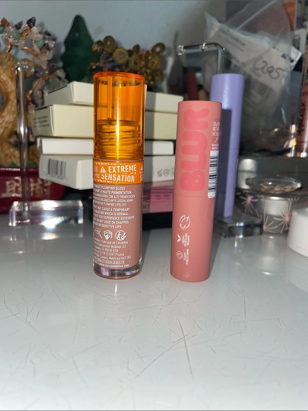 NYX Duck Plump Lip Plumper & CoverGirl Clean Fresh Yummy Lip Balm Bundle